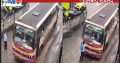 വിദ്യാർഥിയുടെ യൂണിഫോമിൽ ചെളി വെള്ളം തെറിപ്പിച്ച് കെഎസ്ആർടിസി സ്വിഫ്റ്റ്; ചോദ്യം ചെയ്തതിന് അപായപ്പെടുത്താൻ ശ്രമം