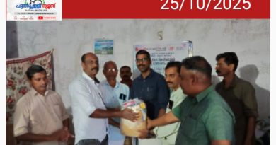 കേളി കലാസാംസ്കാരിക വേദി: വർഗ്ഗീസ് വൈദ്യർ മെമ്മോറിയൽ സൊസൈറ്റിയുമായി ചേർന്ന് ഭക്ഷണക്കിറ്റ് വിതരണം നടത്തി
