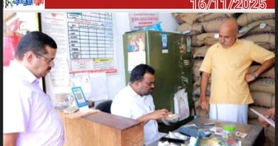 വയനാട് ജില്ലയിലെ റേഷൻ കടകളും മറ്റ് സ്ഥാപനങ്ങളും സന്ദർശിച്ച് സംസ്ഥാന ഭക്ഷ്യ കമ്മീഷൻ