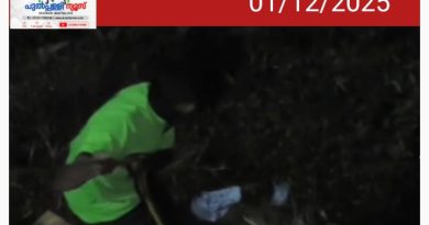 താമരശ്ശേരി ചുരത്തിലെ വ്യൂ പോയിന്റിൽ നിന്നും 75 അടിയോളം താഴ്ചയിലേക്ക് വീണ മൊബൈൽ ഫോൺ ചുരം സംരക്ഷണ സമിതി പ്രവർത്തകർ എടുത്തു നൽകി