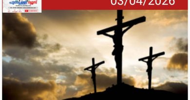 ക്രിസ്തുവിന്റെ പീഡാനുഭവത്തിന്റെയും കുരിശുമരണത്തിന്റെയും ഓർമ പുതുക്കി ഇന്ന് ദുഃഖവെള്ളി