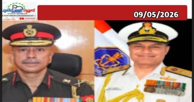 ലെഫ്. ജനറൽ രാജ സുബ്രഹ്മണി സംയുക്ത സൈനിക മേധാവിയാകും; വൈസ് അഡ്മിറൽ കൃഷ്ണ സ്വാമിനാഥൻ നാവികസേനാ മേധാവി