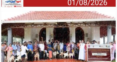 ദുരന്തബാധിത കുടുംബങ്ങൾക്ക് കരുത്തായി ‘സേഫ് വിതിൻ’; വയനാട്ടിൽ 45 മലബാറി ആടുകൾ വിതരണം ചെയ്തു